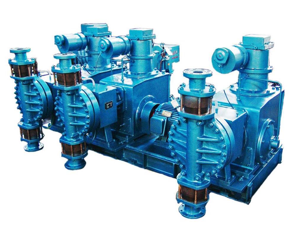 Triple-Series Diaphragm Metering Pump